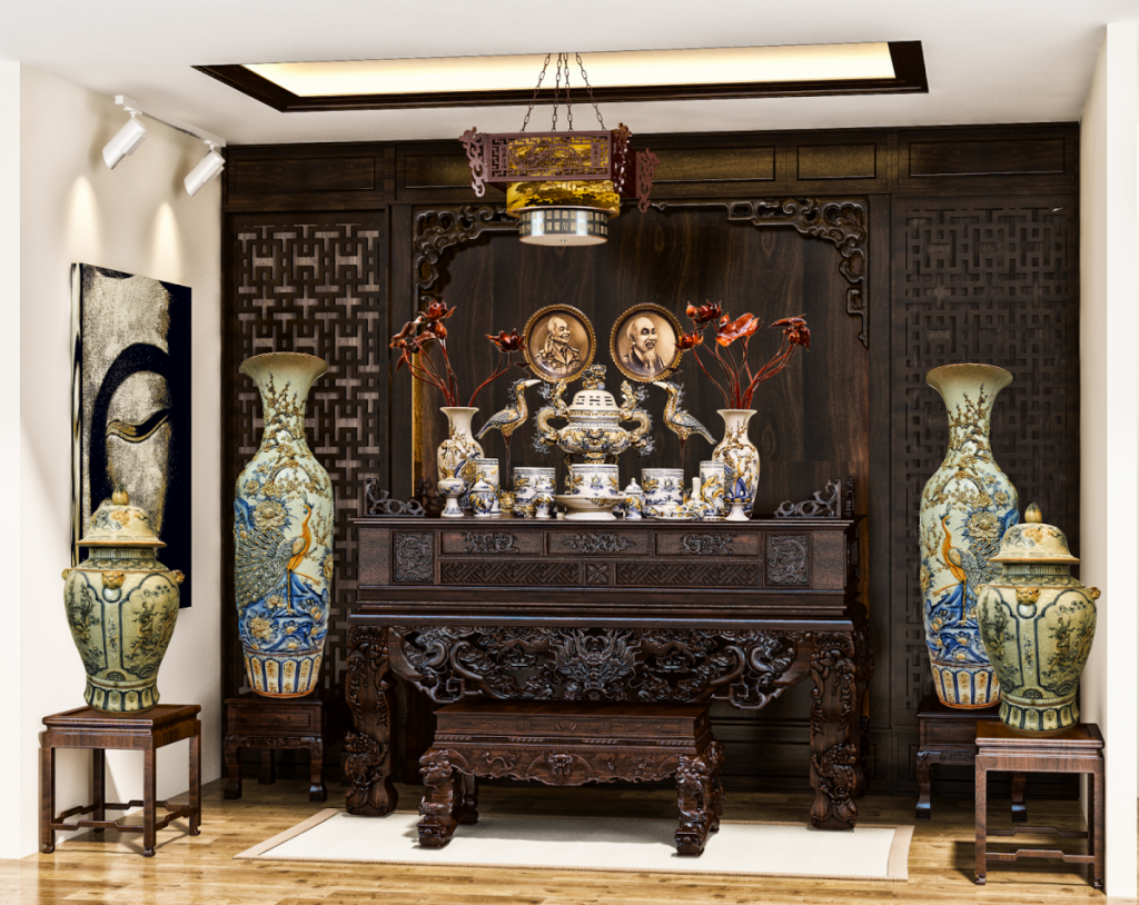 mơ thấy b&agrave;n thờ