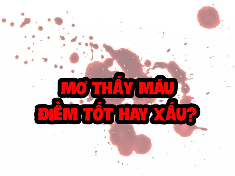 mơ thấy m&aacute;u