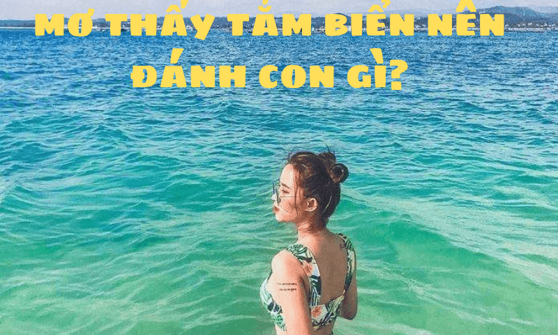 mơ thấy tắm biển