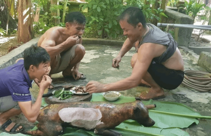 mơ thấy ăn thịt ch&oacute;