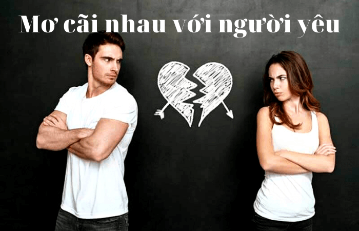 mơ c&atilde;i nhau với người y&ecirc;u